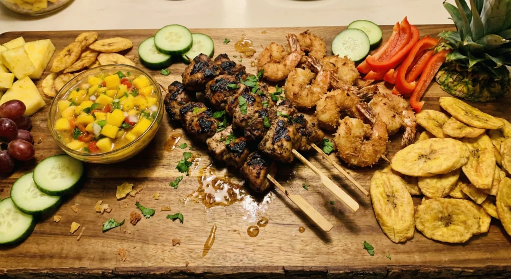 How to Build the Perfect Caribbean Party Food Catering Board