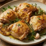 Mediterranean-Style Baked Chicken with Lemon and Herbs
