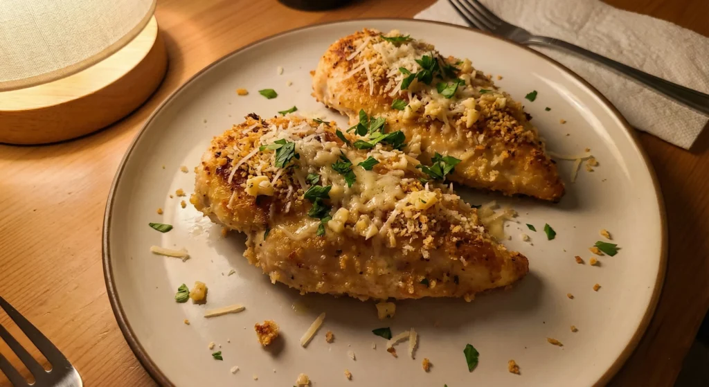 Crispy Garlic Parmesan Chicken: Better Than a Restaurant!