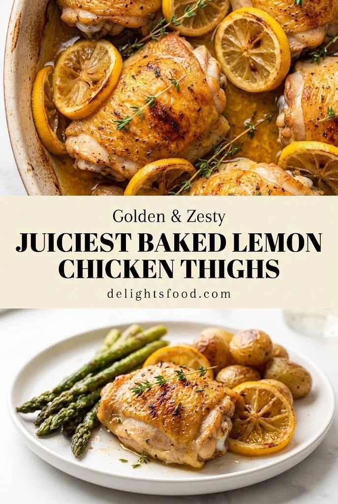 The Secret to the Juiciest Baked Lemon Chicken Thighs