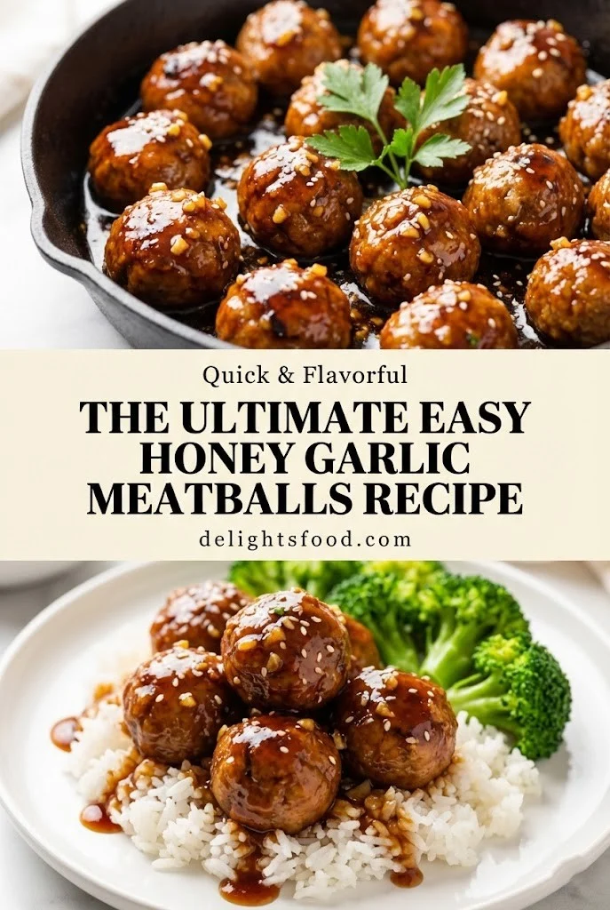 Sweet & Savory: The Ultimate Easy Honey Garlic Meatballs Recipe