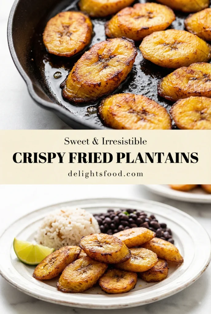 Crispy Fried Plantains: The Best Side Dish for Any Caribbean Meal