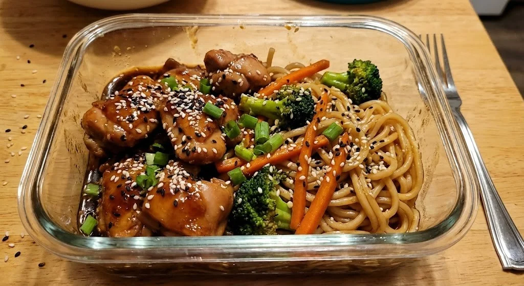 Meal Prep Secrets: Sticky Garlic Chicken Noodles That Last All Week