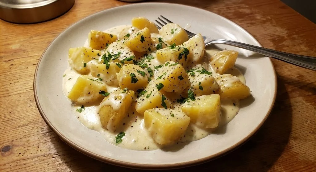 Budget-Friendly Sides: Quick and Easy Creamy Garlic Potatoes