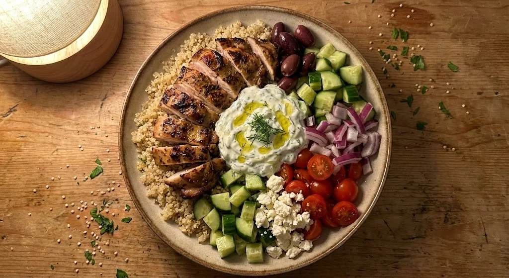 Greek Chicken Bowls: Easy Clean Eating Meal Prep