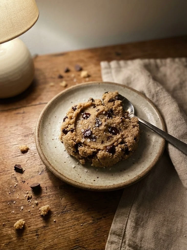 Healthy Cookie Dough For One