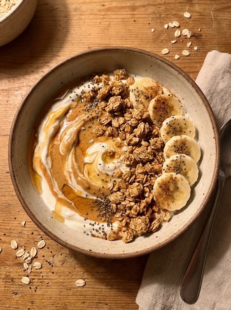 Peanut Butter Yogurt Bowls