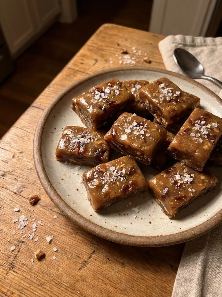 Vegan Vanilla Bean Date Caramels