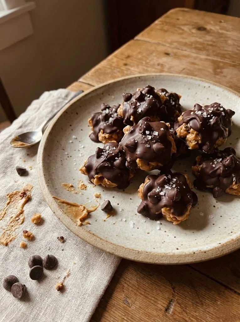Healthy Homemade Peanut Butter Chocolate Treats
