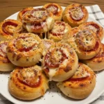 Cheesy Pepperoni Pizza Roll Ups