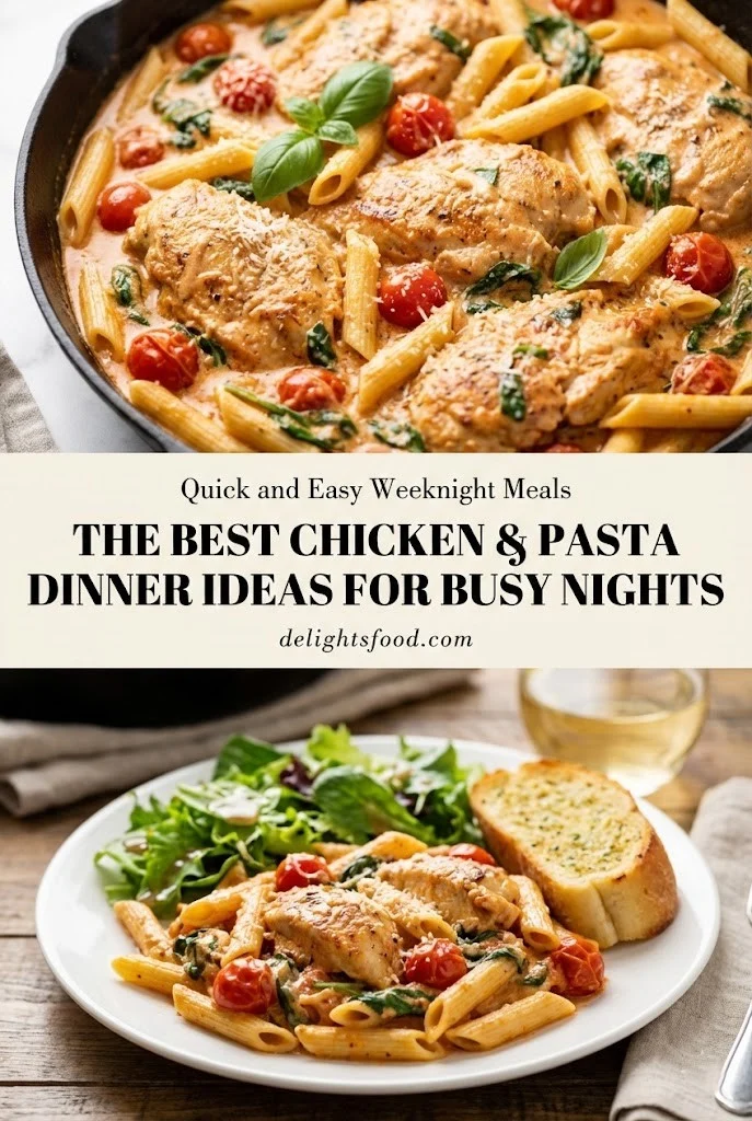 Quick and Comforting: The Best Chicken & Pasta Dinner Ideas for Busy Nights