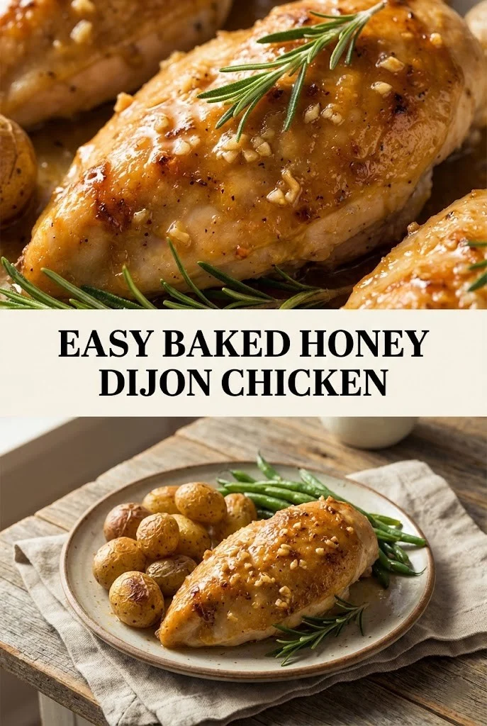 Easy Baked Honey Dijon Chicken