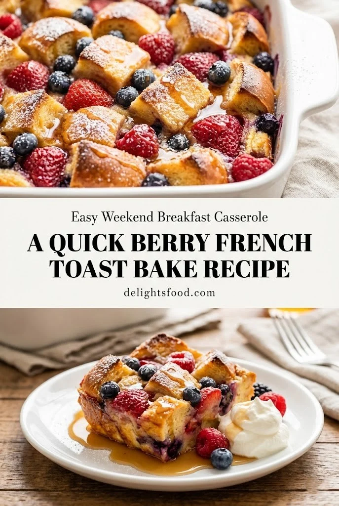 No-Wait Brunch: A Quick Berry French Toast Bake Recipe (No Overnight Soaking!)