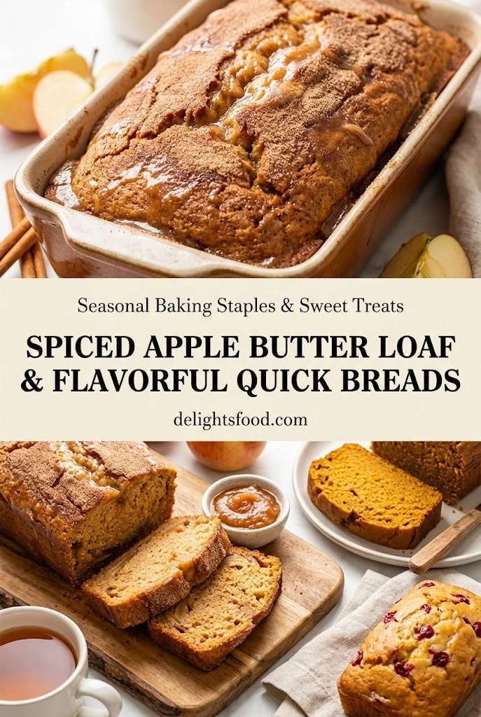 Warm Up Your Kitchen: Spiced Apple Butter Loaf & Flavorful Quick Breads