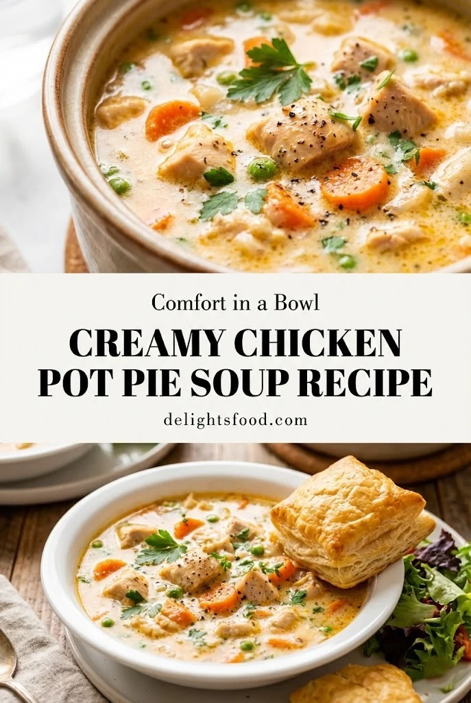 Cozy in a Bowl: The Ultimate Creamy Chicken Pot Pie Soup Recipe