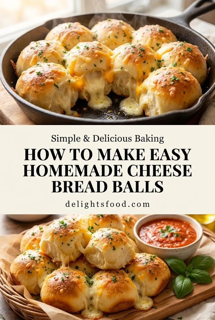 Simple Snacks: How to Make Easy Homemade Cheese Bread Balls