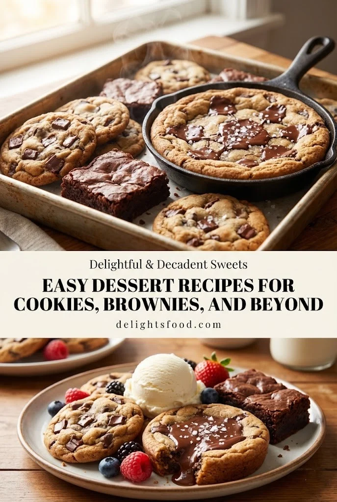 Sweet Treats Simplified: Easy Dessert Recipes for Cookies, Brownies, and Beyond