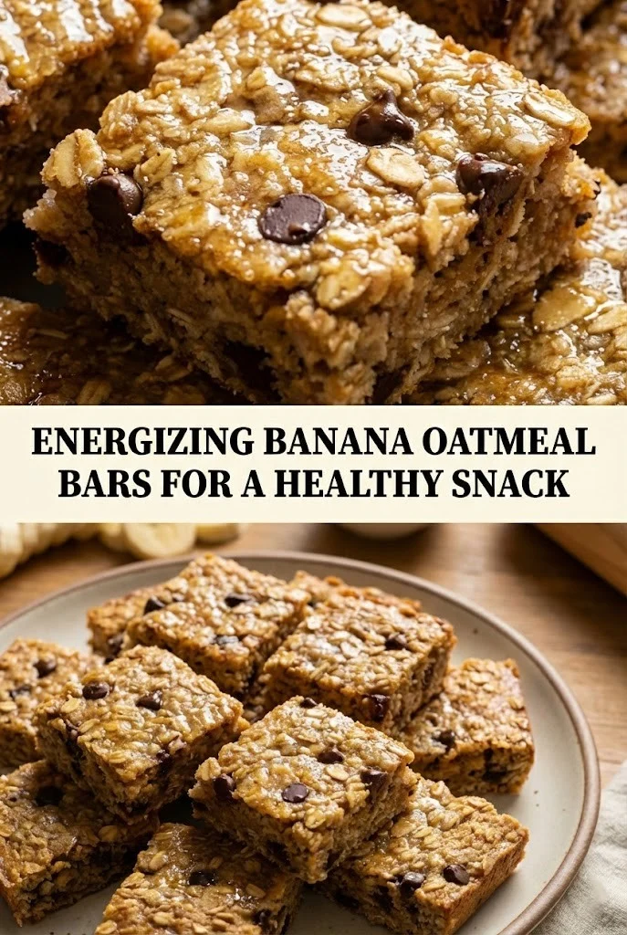 Energizing Banana Oatmeal Bars for a Healthy Snack