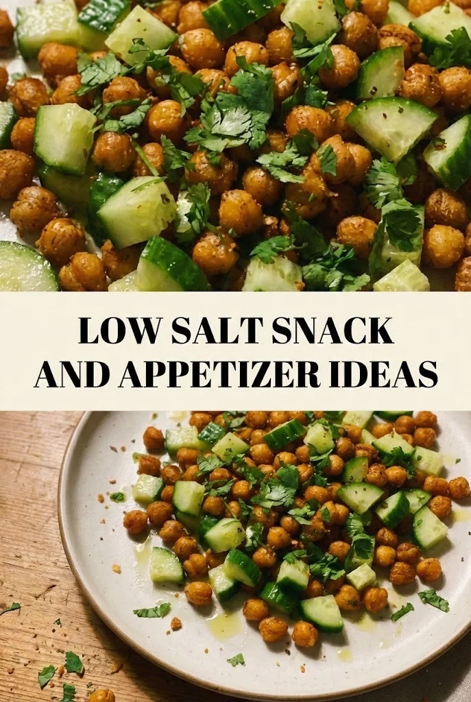 Low Salt Snack and Appetizer Ideas