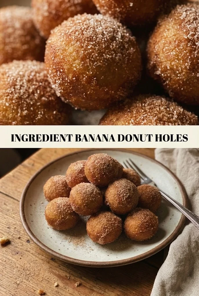 Ingredient Banana Donut Holes
