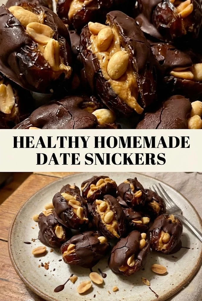 Healthy Homemade Date Snickers