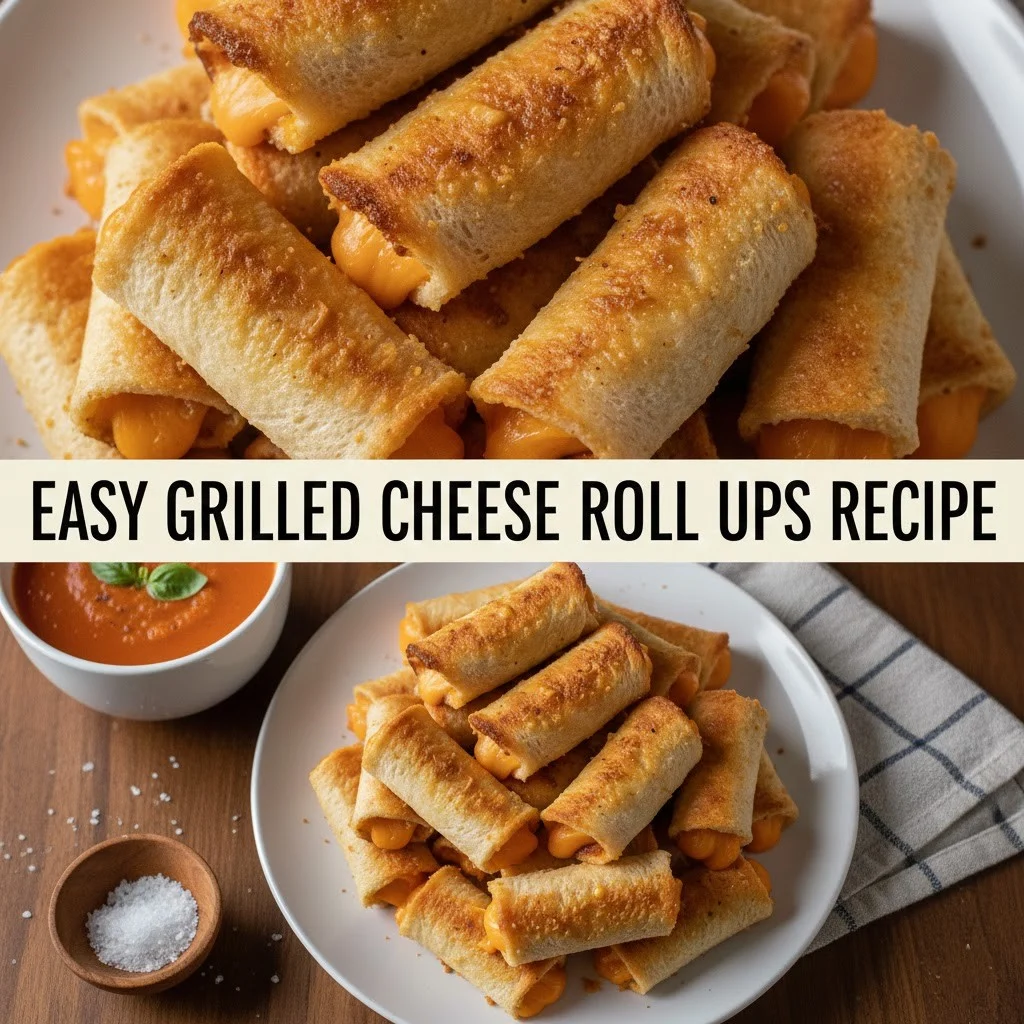 Easy Grilled Cheese Roll Ups Recipe