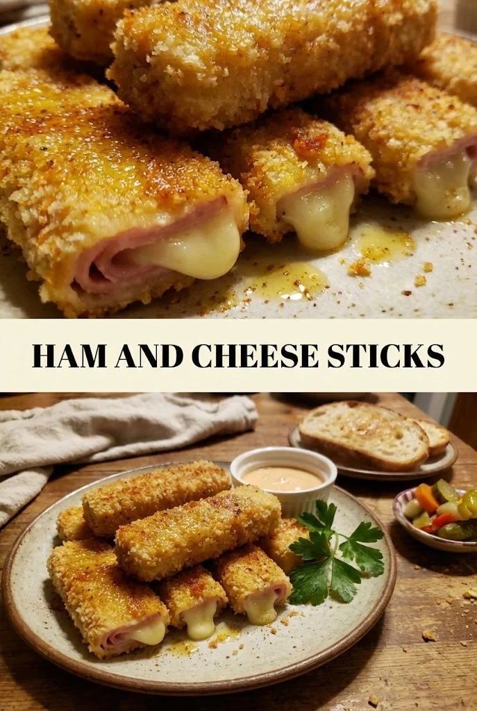 Ham and Cheese Sticks
