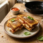 Lazy Chicken Parmesan Grilled Cheese