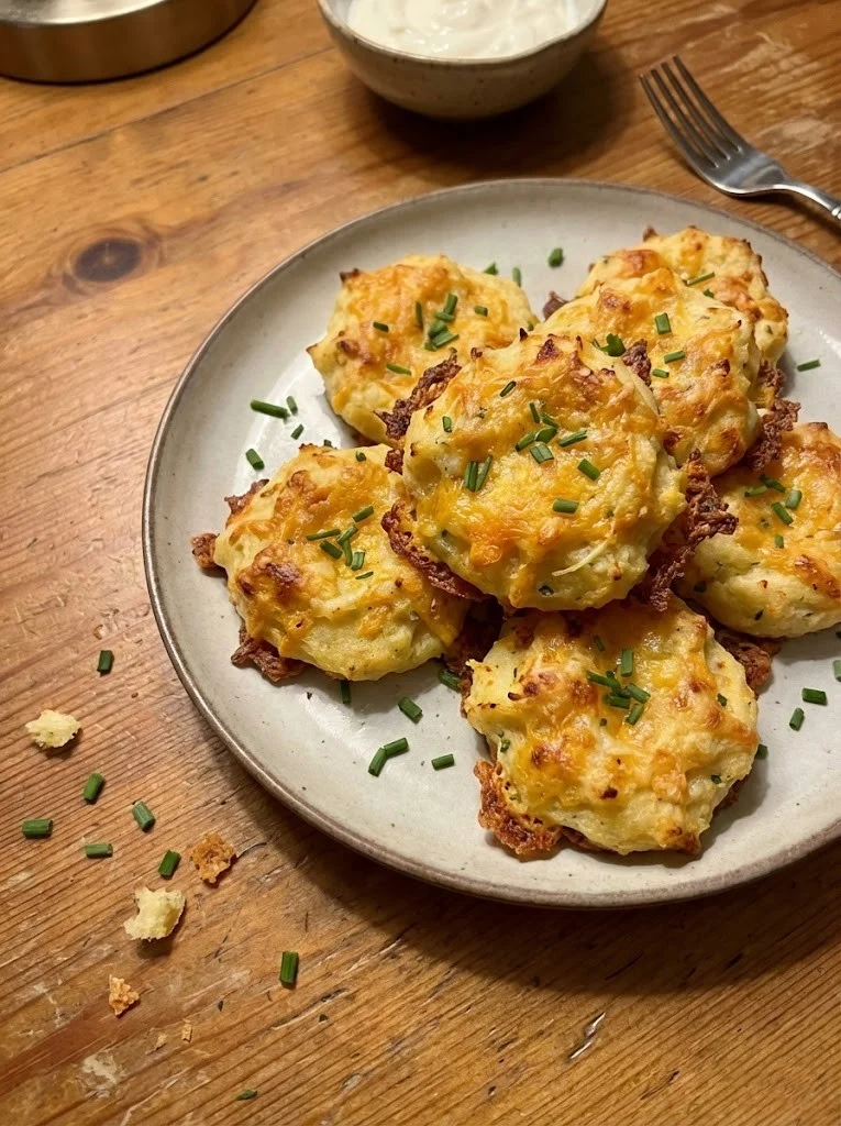 Leftover Mashed Potato Cheese Puffs
