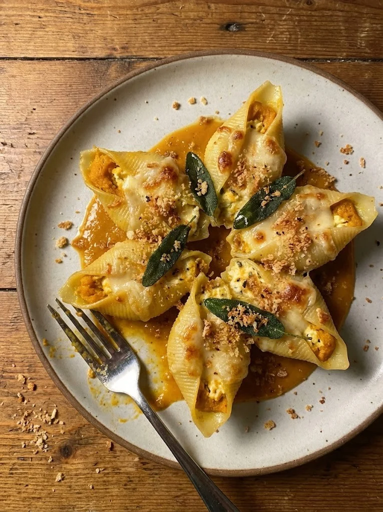 Pumpkin & Gouda Stuffed Shells