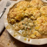 Cheddar Bay Biscuit Seafood Pot Pie
