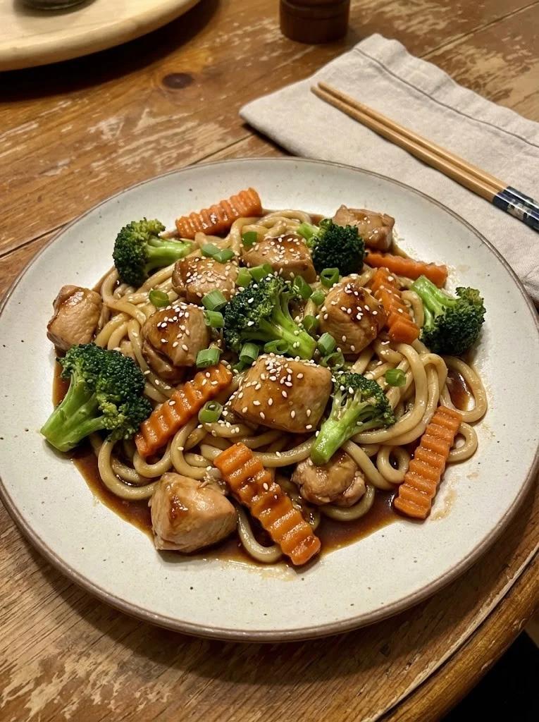 Chicken Teriyaki Noodles