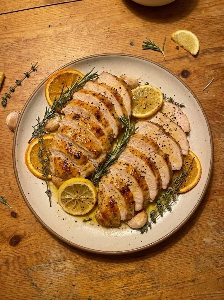 Roasted Citrus Herb Turkey Breast