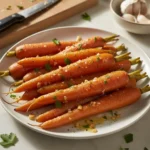 Honey Garlic Butter Roasted Carrots