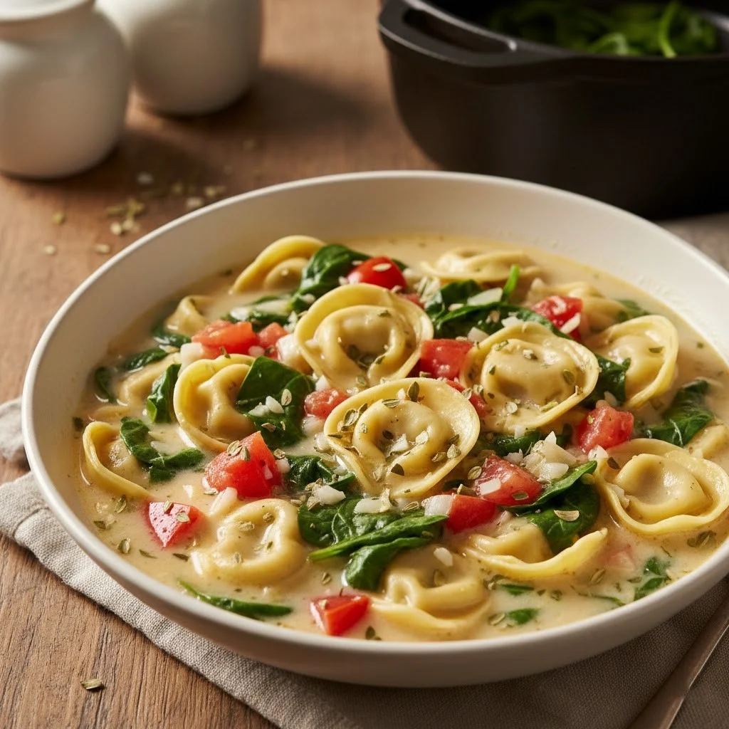 Vegetarian Tortellini Soup