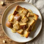 Easy Eggnog Bread Pudding
