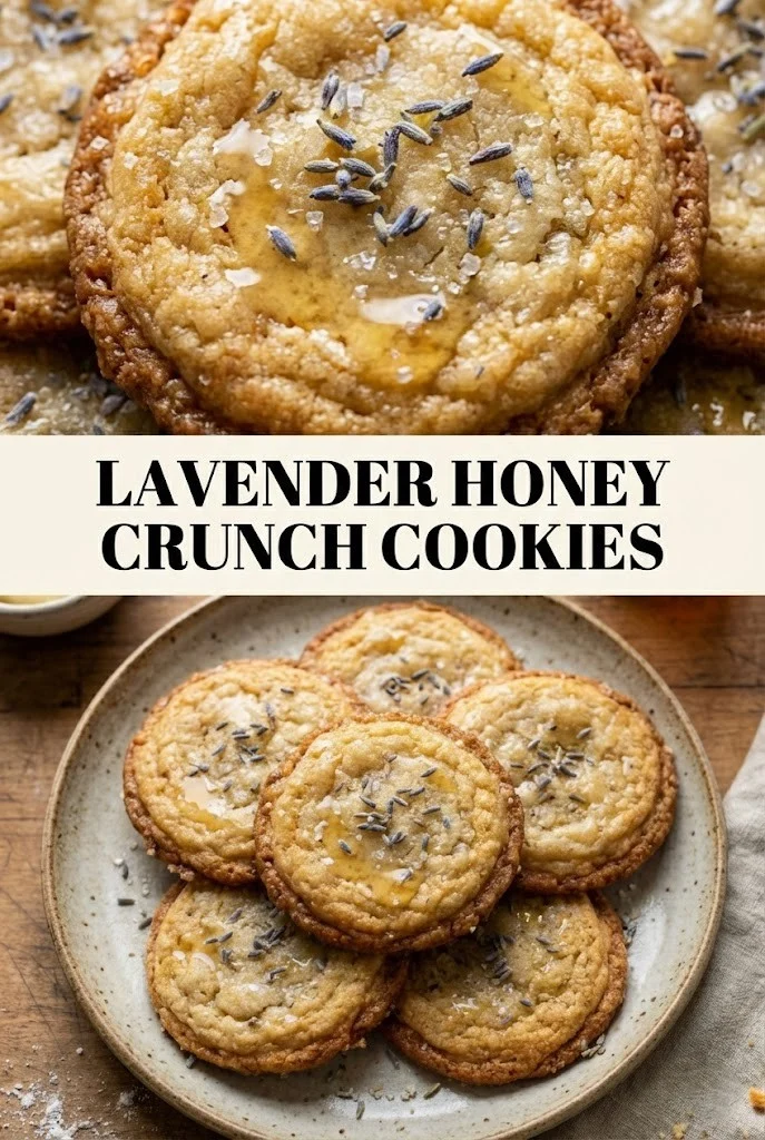 Lavender Honey Crunch Cookies
