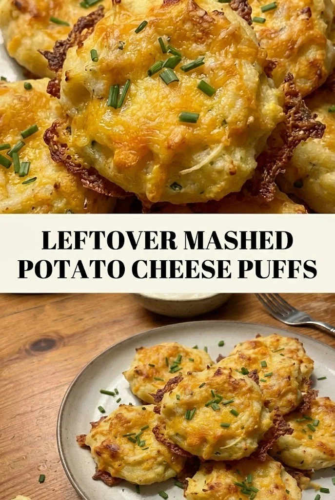 Leftover Mashed Potato Cheese Puffs