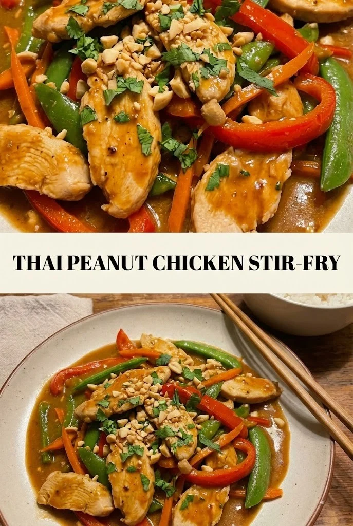 Thai Peanut Chicken Stir-Fry