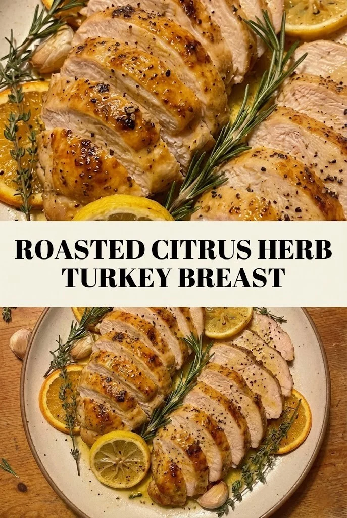 Roasted Citrus Herb Turkey Breast