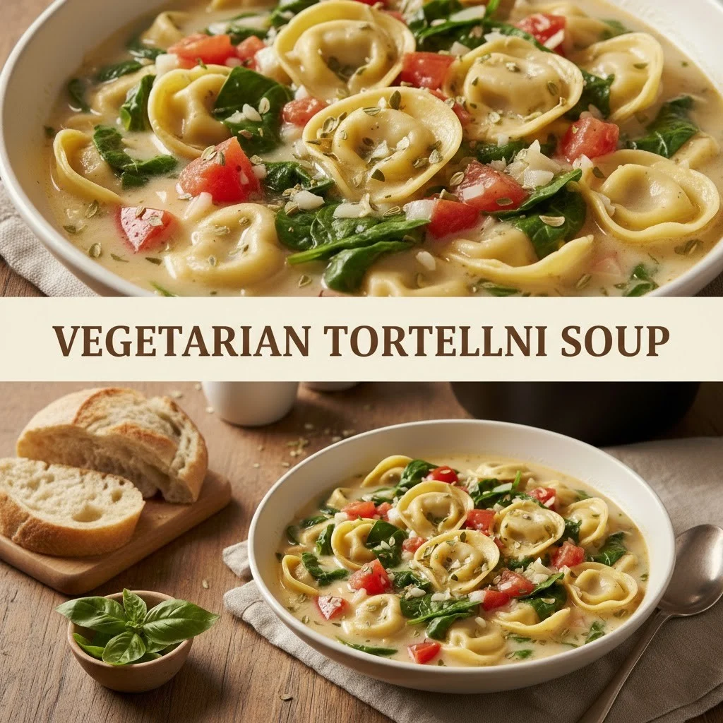 Vegetarian Tortellini Soup