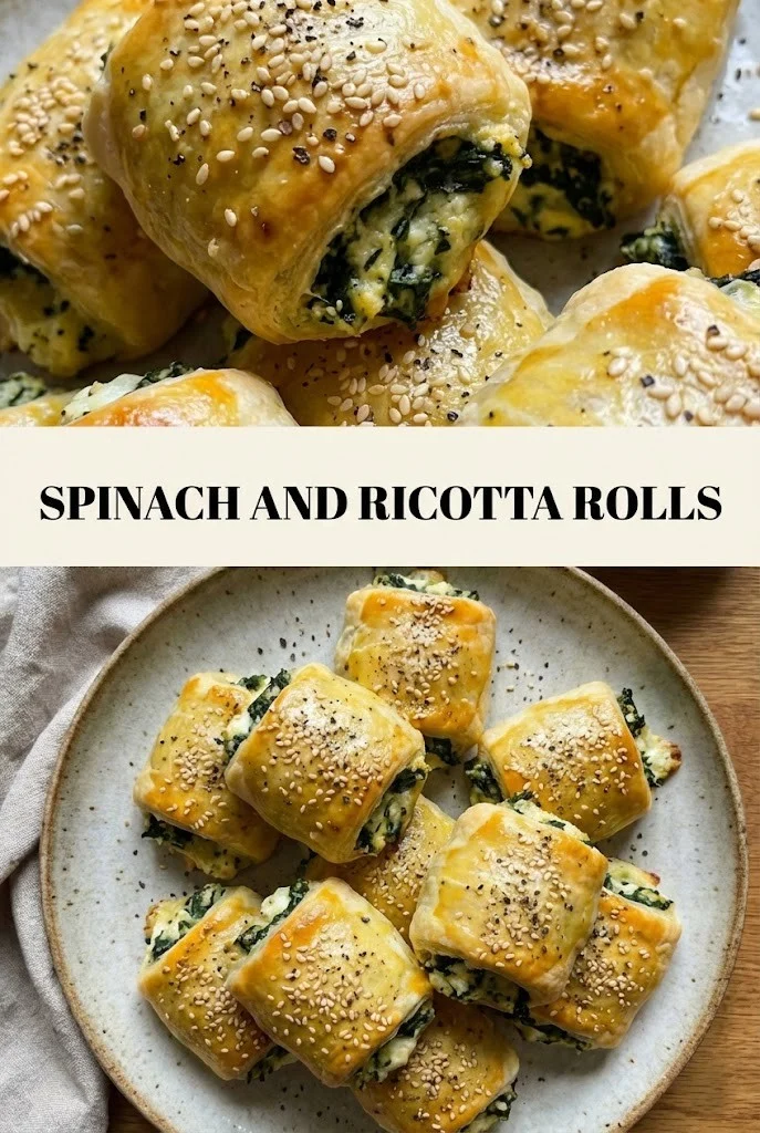 Spinach and Ricotta Rolls